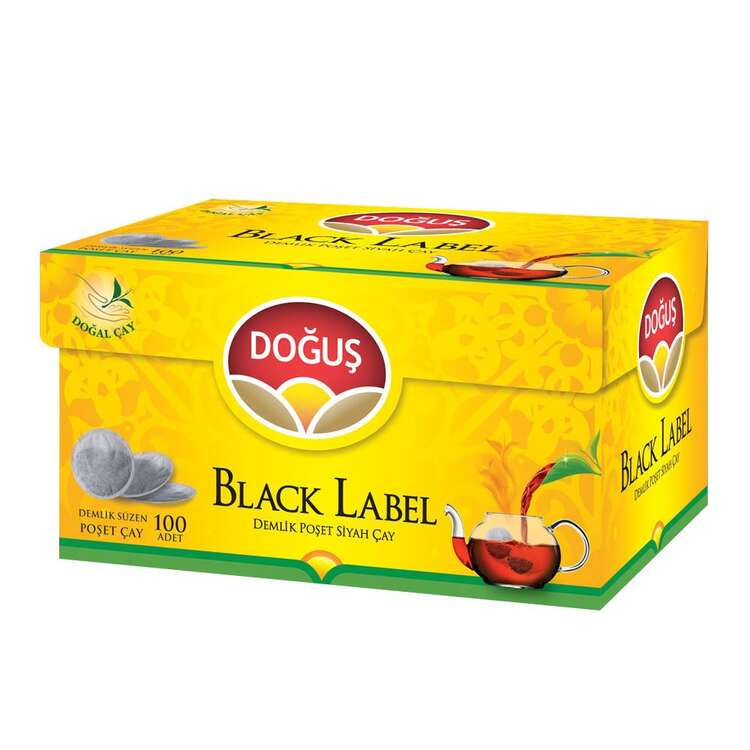 Doğuş - Doğuş Black Label Demlik Poşet Çay 100x3,2 GR