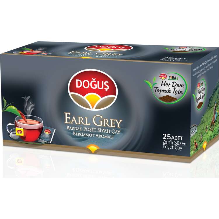 Doğuş - Doğuş Early Grey Süzen Poşet Çay 25x2 GR