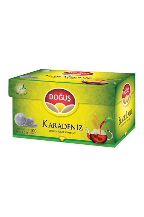 Doğuş - Doğuş Karadeniz Demlik Poşet Çay 100x3,2 GR Bergamotlu