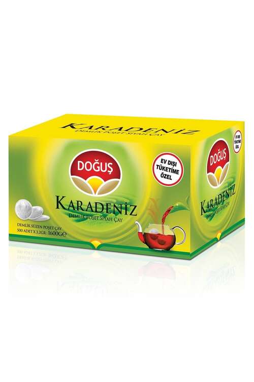 Doğuş - Doğuş Karadeniz Demlik Poşet çay 500x3,2 GR Bergamotlu