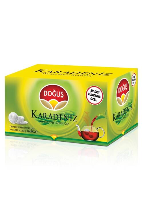 Doğuş Karadeniz Demlik Poşet çay 500x3,2 GR Bergamotlu