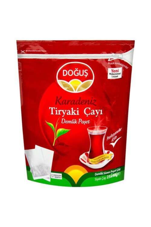 Doğuş - Doğuş Karadeniz Tiryaki Demlik Poşet Çay 25x40 GR