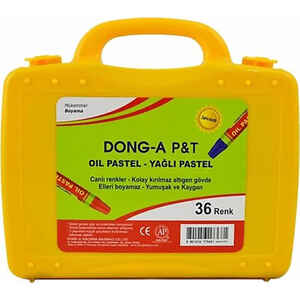 DONG-A - DONGA TORU 36 RENK PASTEL BOYA PLASTİK ÇANTALI 262136