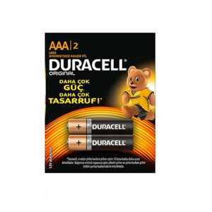 DURACELL - DURACELL 2 Lİ KARTELA AAA İNCE PİL 97350530