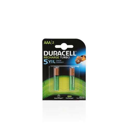 Duracell 900 Mah Şarjlı İnce Pil 2'li