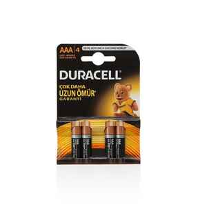 Duracell - Duracell AAA İnce Pil 4'lü