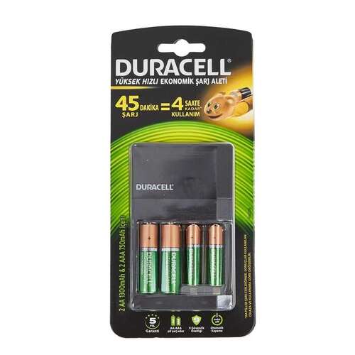 Duracell Cef14 2*AA+2*AAA 4 Pilli Şarj Cihazı