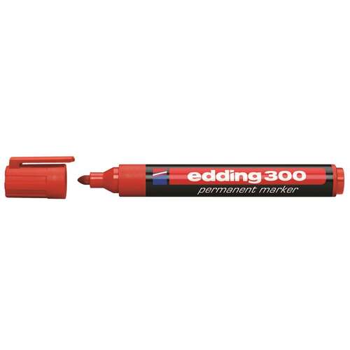 EDDİNG 300 KIRMIZI PERMANENT MARKER KALEM