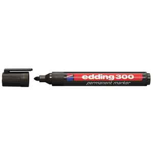 EDDING - Edding 300 Siyah Permanent Marker Kalem