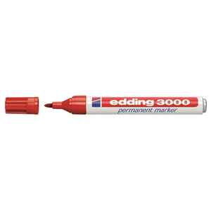 EDDING - Edding 3000 Kırmızı Permanent Marker Kalem (2000)