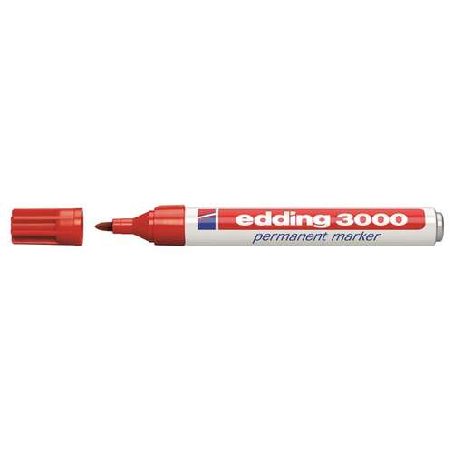 Edding 3000 Kırmızı Permanent Marker Kalem (2000)