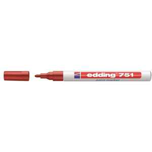 EDDING - Edding 751-02 Kırmızı Marker Kalemleri