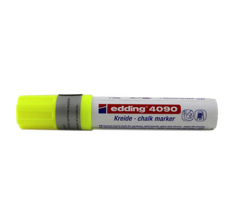 Edding E-4090 Sarı Fosforlu Cam Kalemi