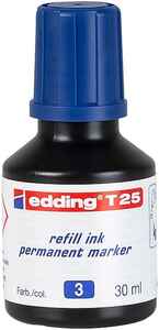 EDDING - EDDİNG T25 MAVİ PERMANENT MÜREKKEB 25ML