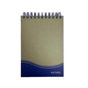ELMA / BAYINDIR - ELMA A4 SERT KAPAK NATURAL BLOKNOT KARELİ 100 YP.
