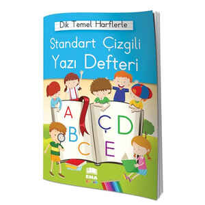 EMA - EMA 17x24 KILAVUZ DİK ÇİZGİLİ GÜZEL YAZI DEFTERİ