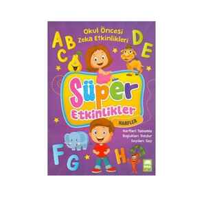 EMA - Ema Çocuk Süper Etkinlikler Kitabı Harfler