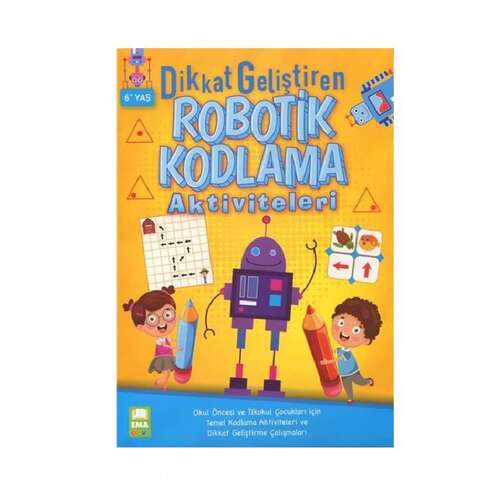EMA DİKKAT GELİŞTİRİCİ ROBOTİK KODLAMA AKTİVİTE KİTABI