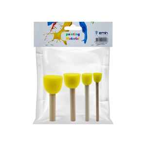 ELİF - EMİN EM5001 4 LÜ PONPON SÜNGER FIRÇA