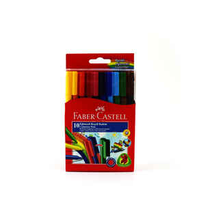 FABER CASTELL - FABER 10 RENK EĞLENCELİ KEÇELİ KALEM 68111500