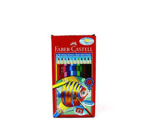 FABER CASTELL - Faber 12 Renk Aquarel Boya Kalem Karton Kt 1110622