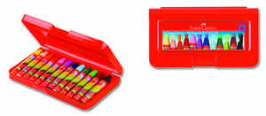 FABER CASTELL - FABER 12 RENK PASTEL BOYA (PLASTİK KUTU) 52811251120