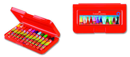 FABER 12 RENK PASTEL BOYA (PLASTİK KUTU) 52811251120