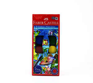 FABER CASTELL - Faber 12 Renk Sulu Boya Büyük Boy 52921250120