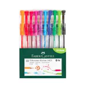 FABER CASTELL - FABER 1425 TÜKENMEZ KALEM 10 RENK 14255700