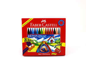 FABER CASTELL - FABER 15 Lİ SİLİNEBİLİR WX CRAYON PASTEL 1122715