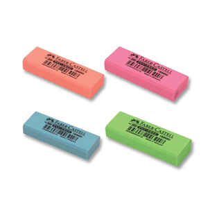 FABER CASTELL - FABER 189660 RENKLİ SİLGİ 20 Lİ
