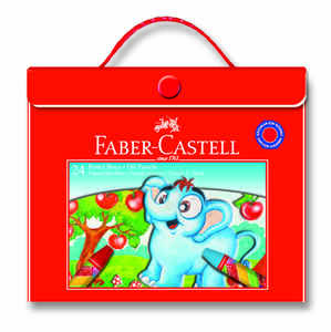 FABER CASTELL - FABER 24 RENK ÇANTALI PASTEL BOYA 52811251250