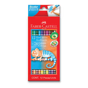 FABER CASTELL - FABER 24 RENK ÇİFT UÇLU BOYA KALEMİ 517100000300
