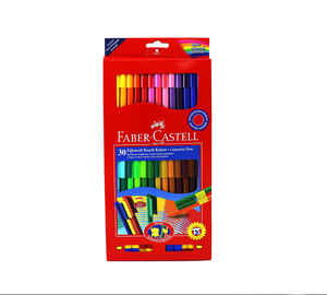 FABER CASTELL - FABER 30 RENK EĞLENCELİ KEÇELİ KALEM 68113000