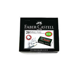 FABER CASTELL - Faber 7085-20 Silgi Beyaz 20 Li Pk 5130188520