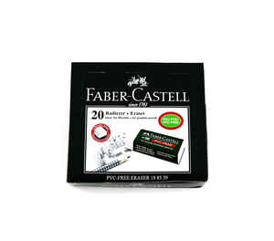 FABER CASTELL - FABER 7085-20 SİLGİ BEYAZ 20 Lİ PK 5130188520