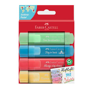 FABER CASTELL - FABER FOSFORLU KALEM K 46 PASTEL RENK 4 LÜ 302546250