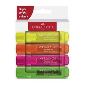 FABER CASTELL - FABER FOSFORLU KALEM K 46 ŞEFFAF 4 LÜ 254644