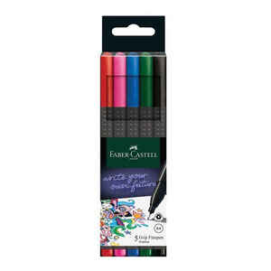 FABER CASTELL - FABER GRIP FİNEPEN KLASİK 5 Lİ 20151604
