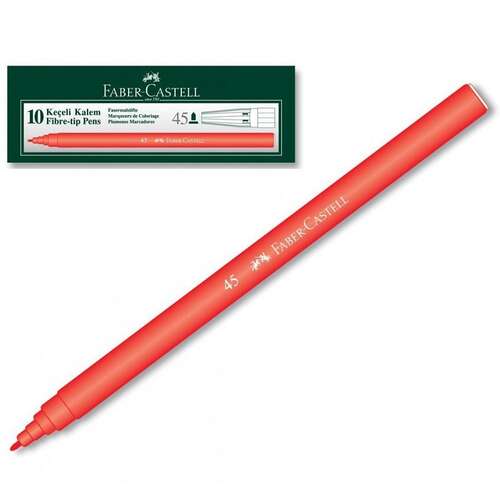 Faber Kırmızı Keçeli Kalem 45 155003