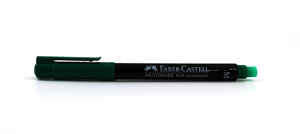 FABER CASTELL - FABER (M) YEŞİL PERMANENT KALEM 152563