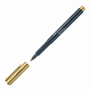 FABER CASTELL - FABER METALİK MARKER ALTIN 10160750