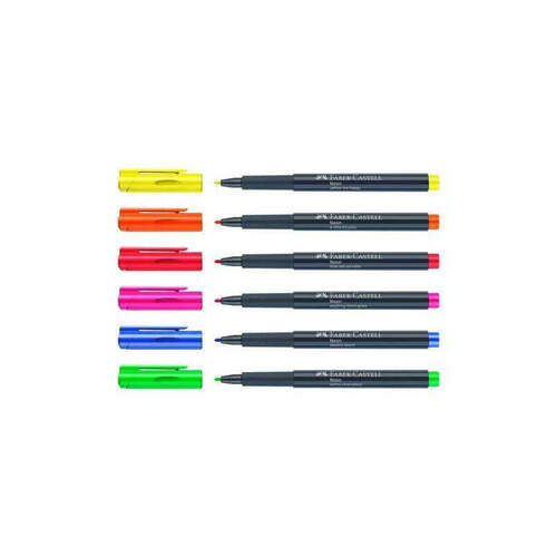 Faber Metalik Marker Neon Renk 6 Lı 401608060