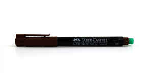 FABER CASTELL - FABER (S) KAHVERENGİ PERMANENT KALEM 152378