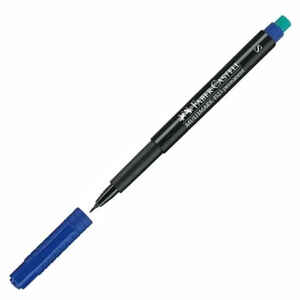 FABER CASTELL - FABER (S) MAVİ PERMANENT KALEM 152351