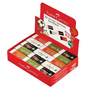 FABER CASTELL - FABER SPOR SİLGİ 30 LU 513000000500
