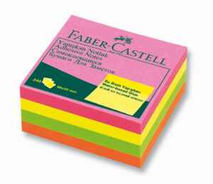 FABER CASTELL - FABER YAPIŞKANLI NOTLUK MİNİ KÜP 50x50 565839