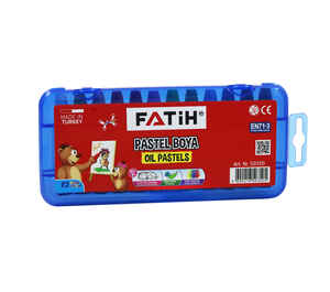 FATİH - FATİH 12 RENK PASTEL BOYA KING SIZE ÇANTALI 50350