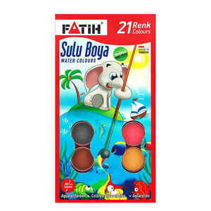 FATİH - FATİH 21 RENK SULU BOYA K-21 YENİ 907