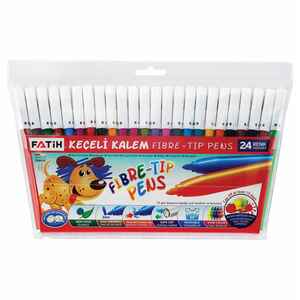 FATİH - FATİH 24 RENK KEÇELİ KALEM TAKIM 34050